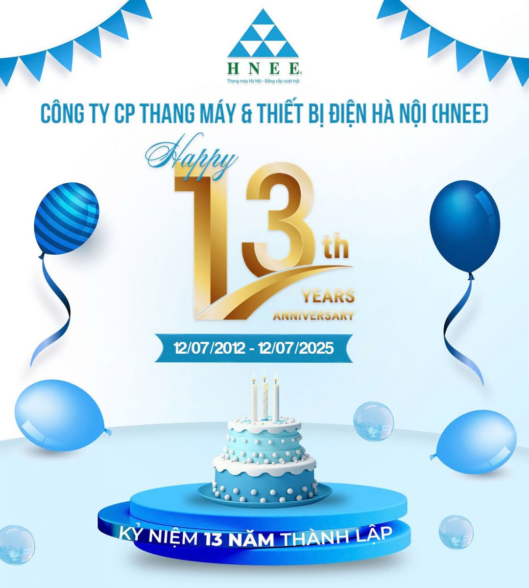 HAPPY BIRTHDAY CÔNG TY THANG MÁY HÀ NỘI
