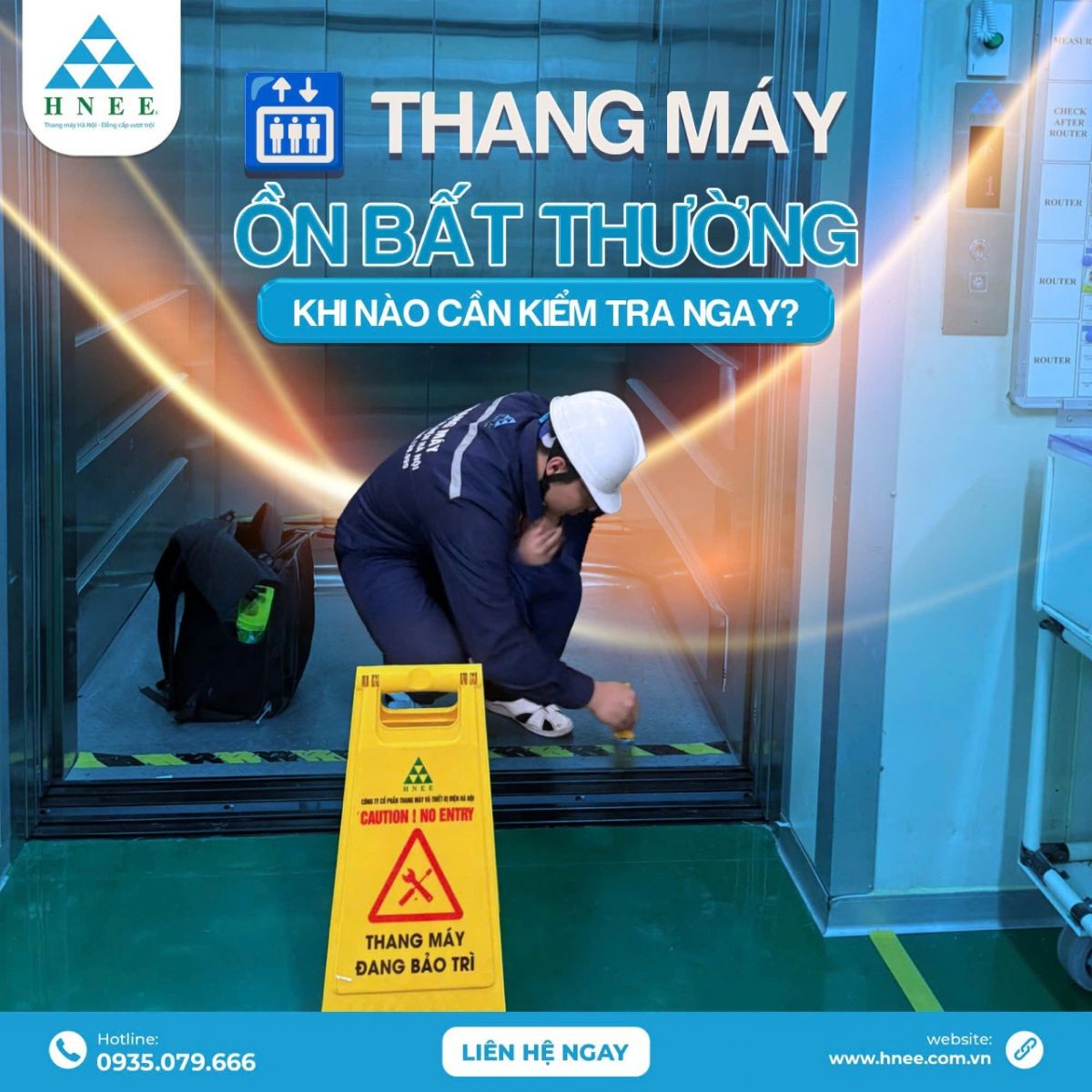 Một lần bảo trì thang máy cần kiểm tra những hạng mục nào