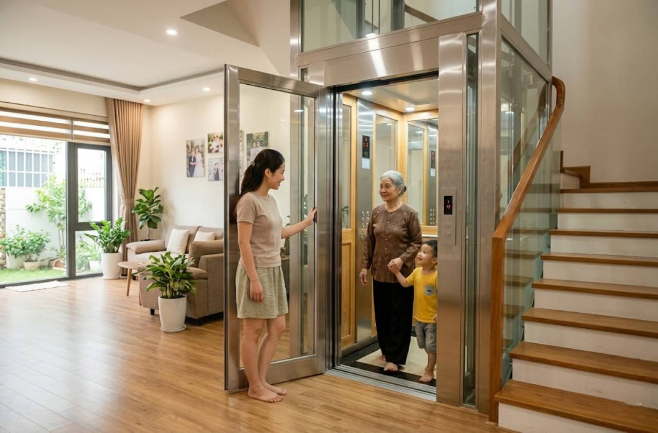 Những lợi ích khi thang máy được trang bị đầy đủ hệ thống an toàn