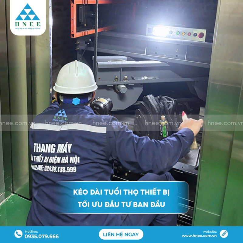 chi phí bảo trì thang máy 1 năm bao nhiêu