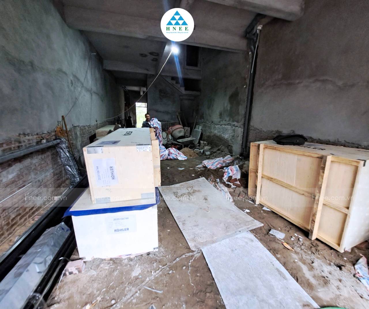 diện tích tối thiểu để lắp thang máy gia đình