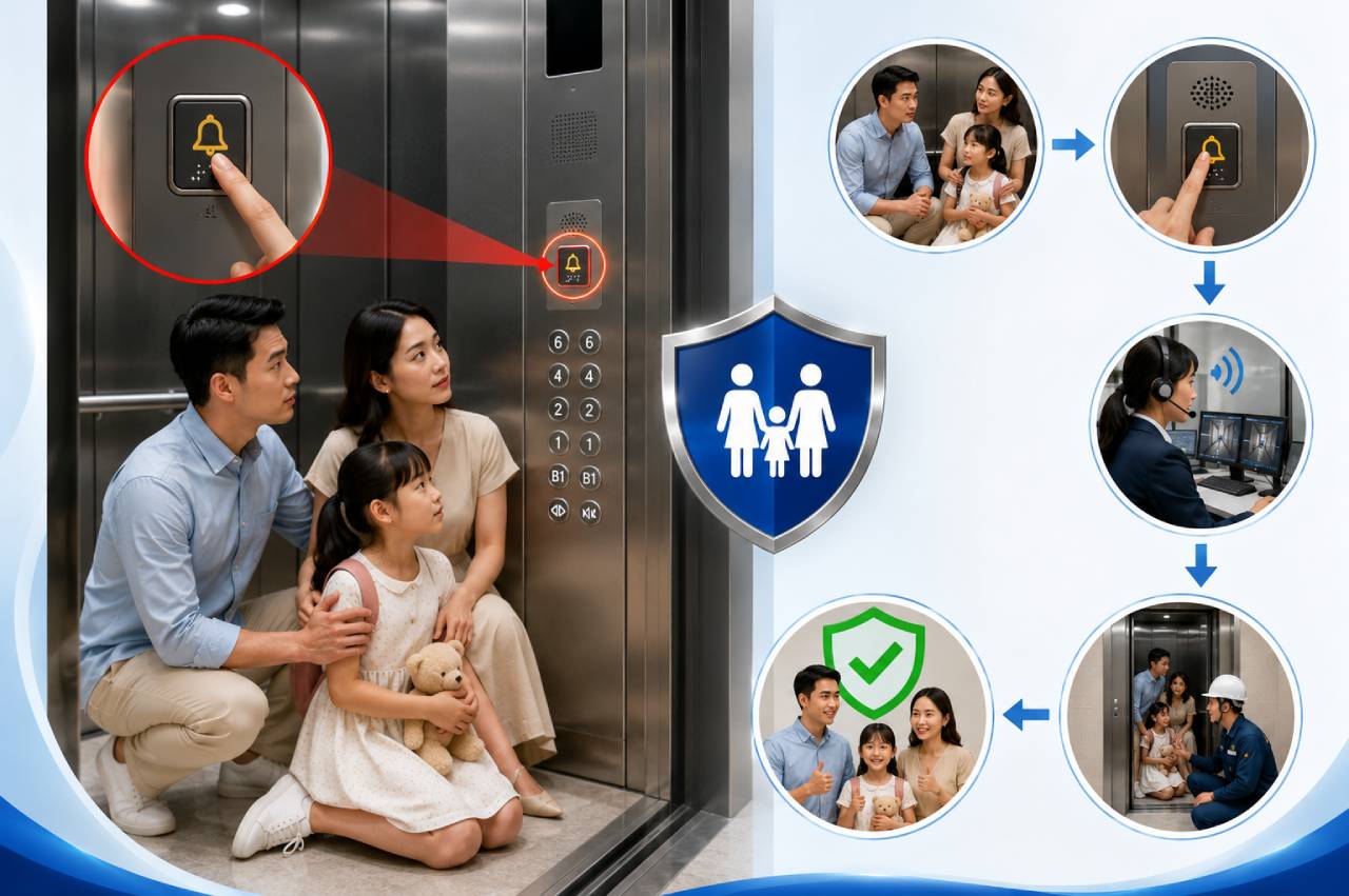 Hướng dẫn sử dụng thang máy an toàn cho gia đình và trẻ nhỏ