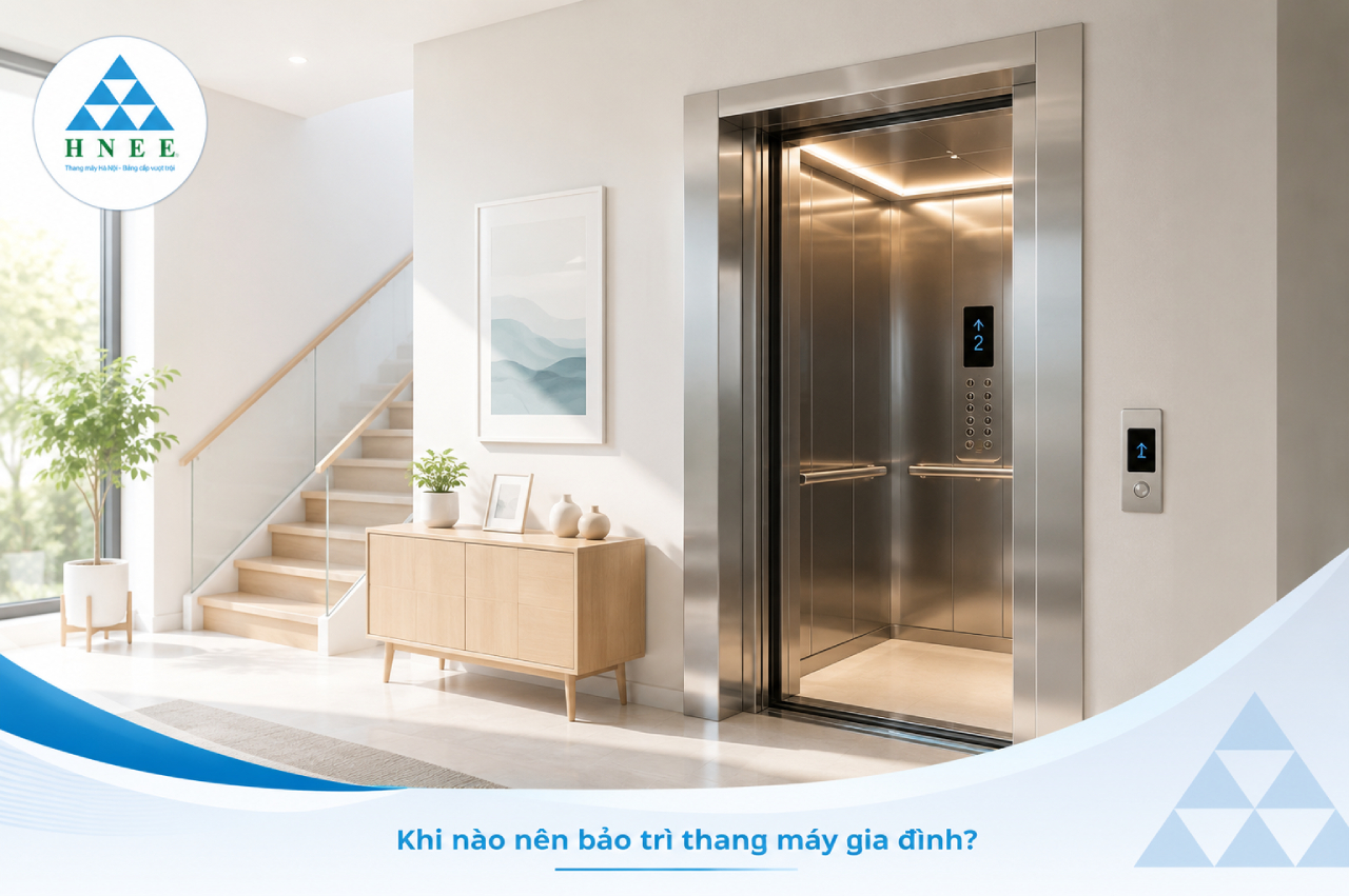 Khi nào nên bảo trì thang máy gia đình