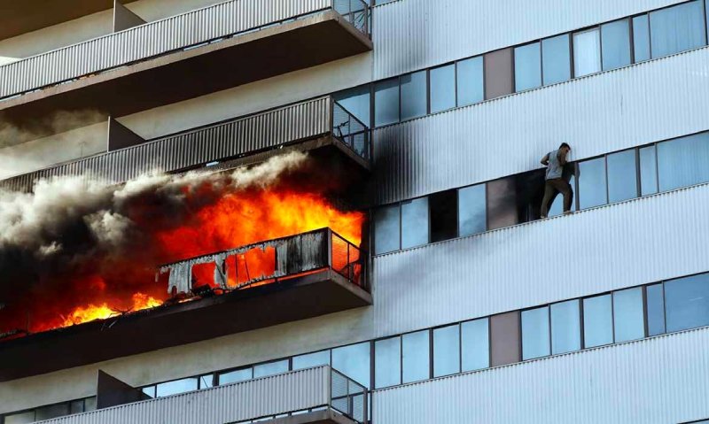 quy định chữa cháy trong thang máy