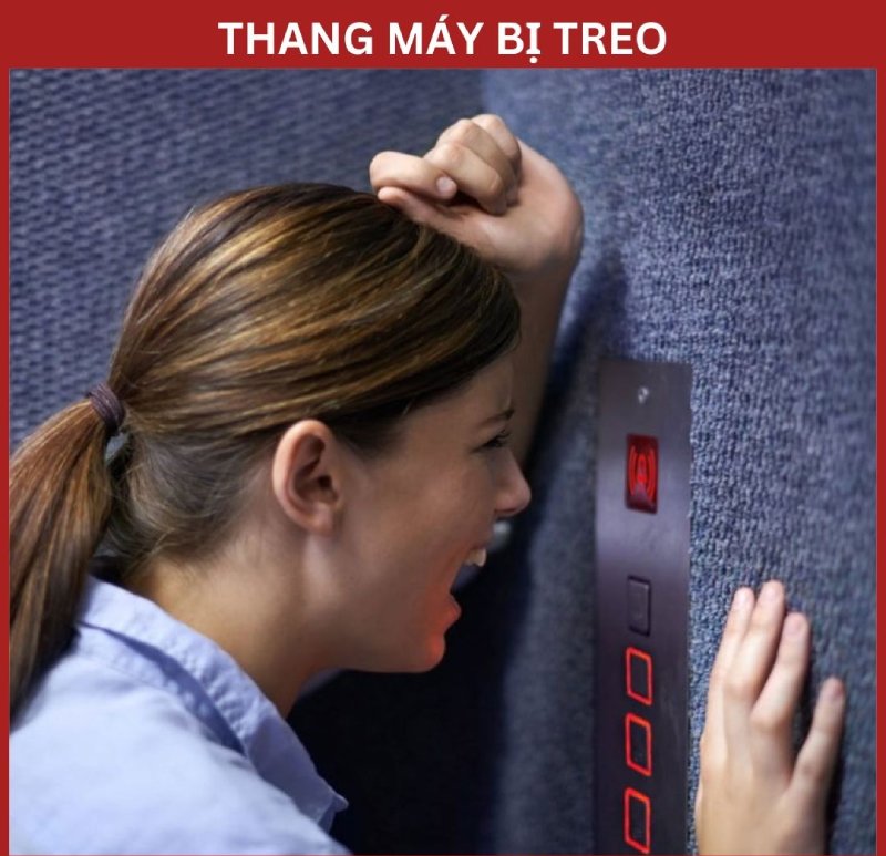 thang máy bị treo