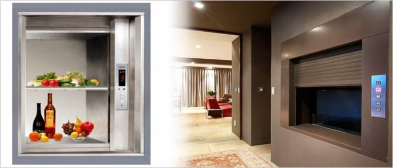 thang máy chở thực phẩm