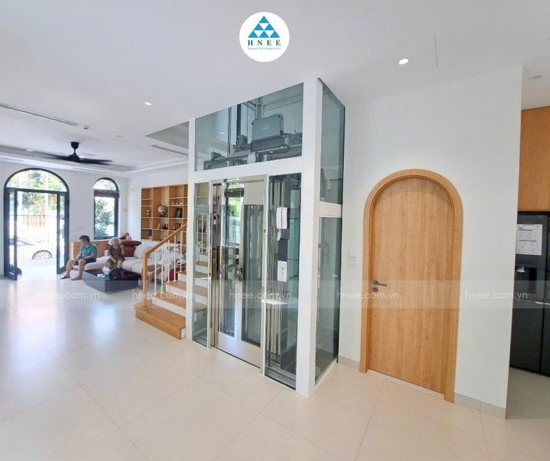 Thang máy kính gia đình loại nhỏ