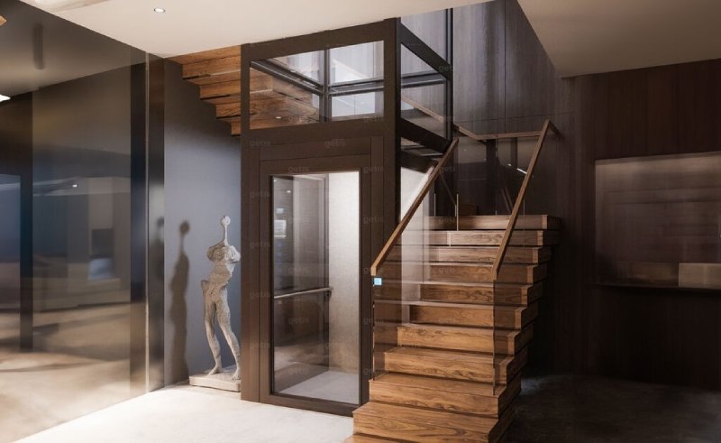 thang máy nhà phố