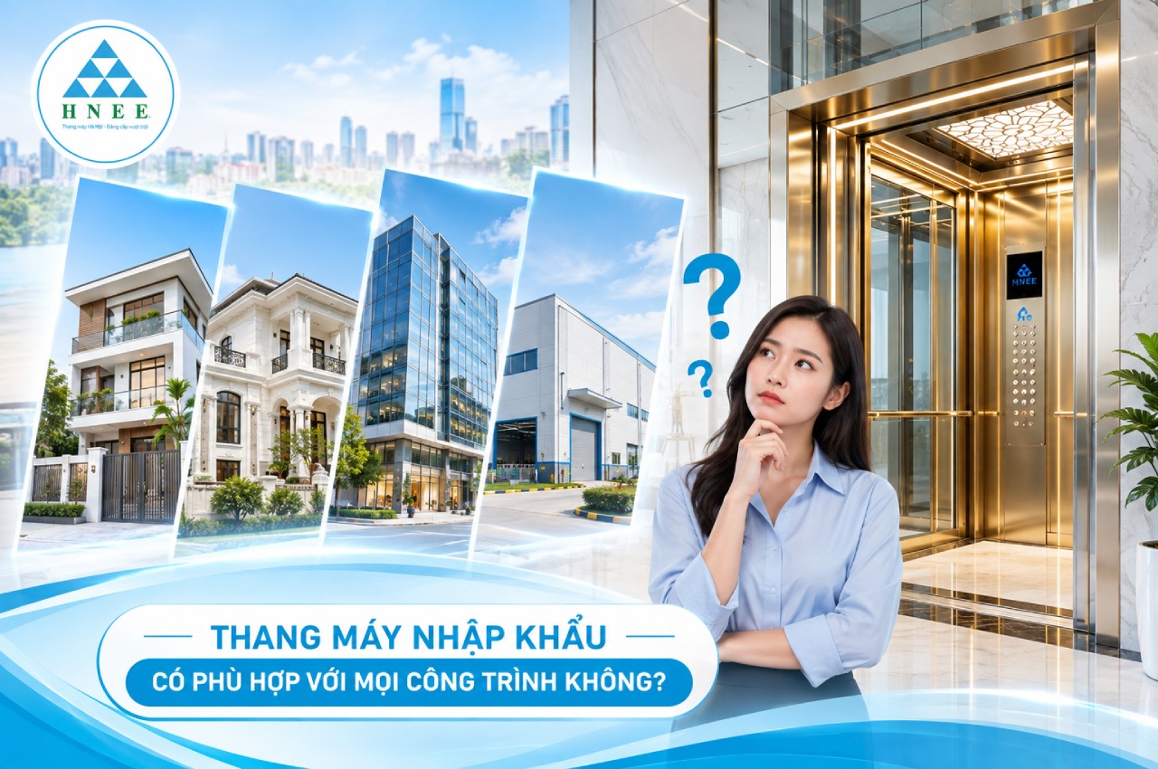 Thang máy nhập khẩu có phù hợp với mọi công trình không