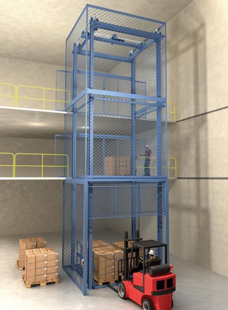 thang máy tải hàng 300kg