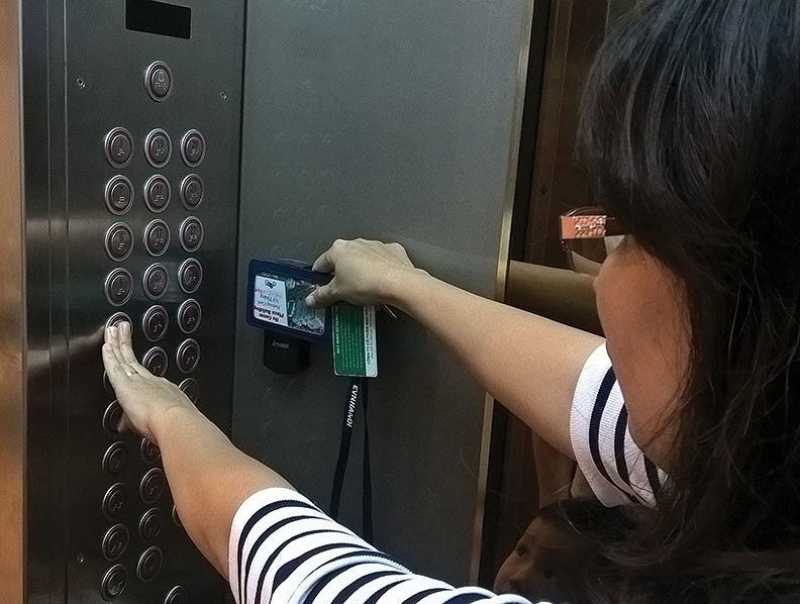 thẻ từ thang máy