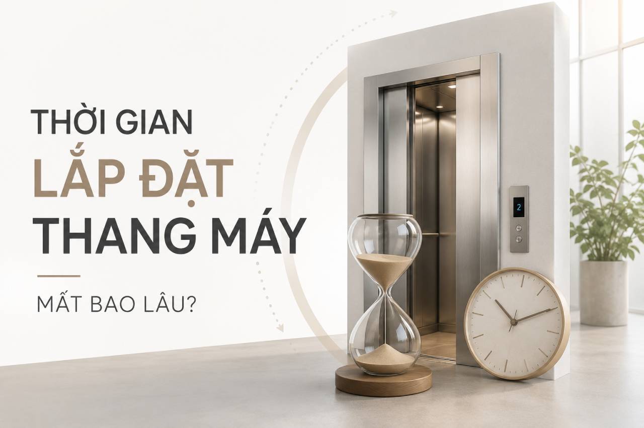 Thời gian lắp đặt thang máy mất bao lâu