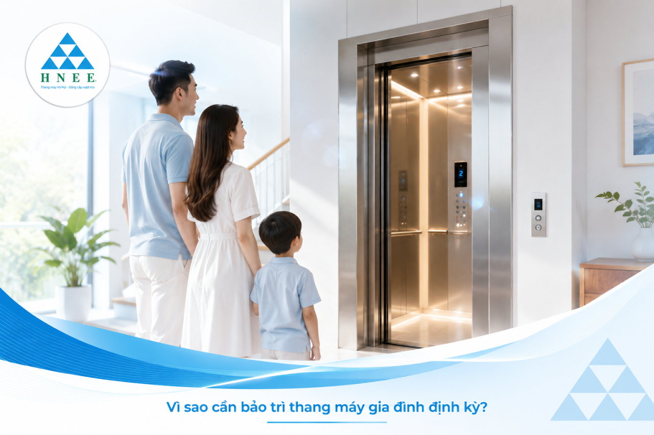 Vì sao cần bảo trì thang máy gia đình định kỳ