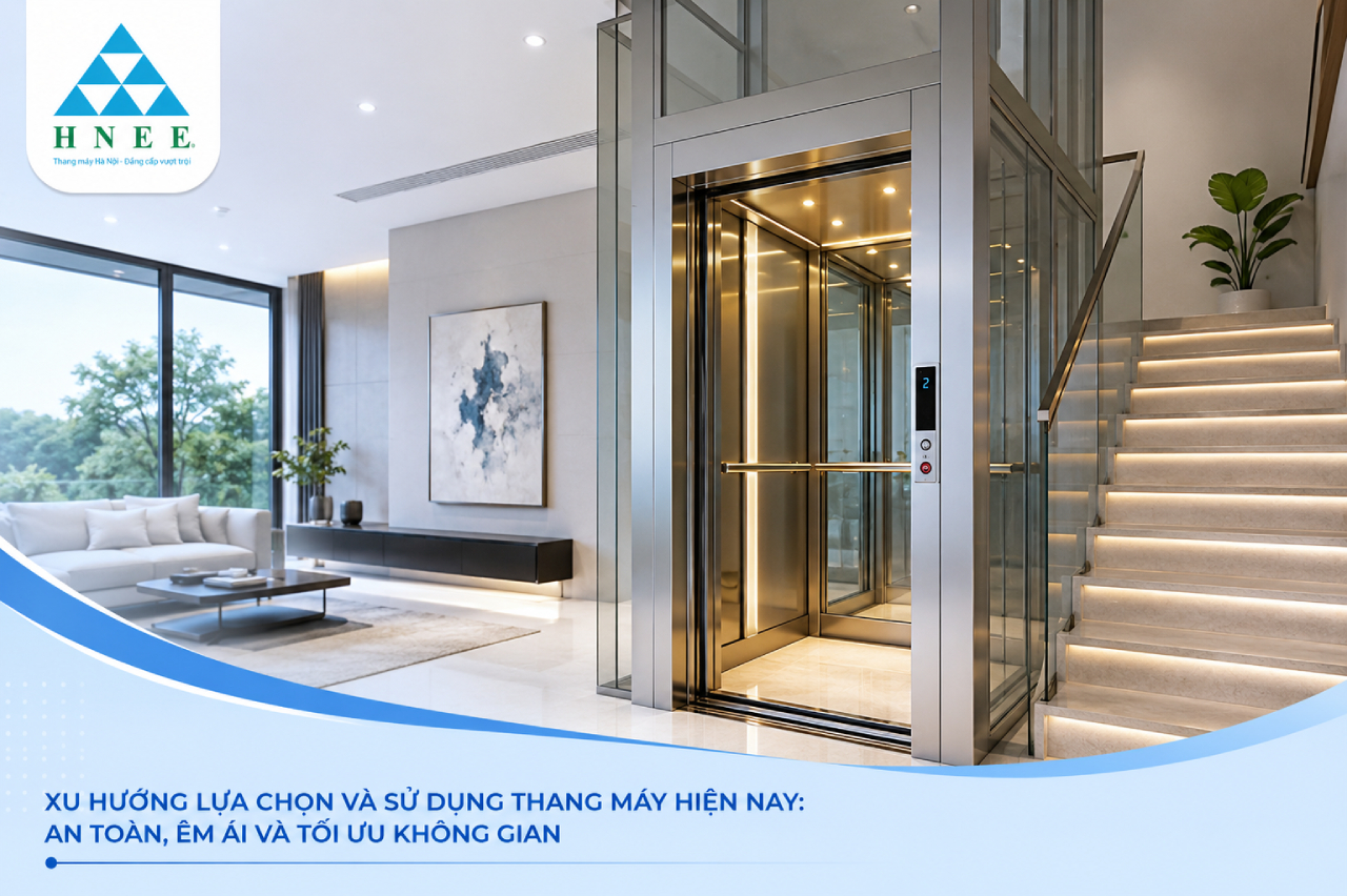 Xu hướng lựa chọn và sử dụng thang máy hiện nay: An toàn, êm ái và tối ưu không gian