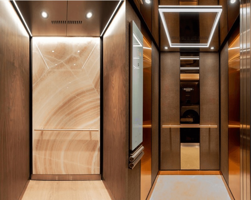 ý tưởng thiết kế cabin thang máy đẹp