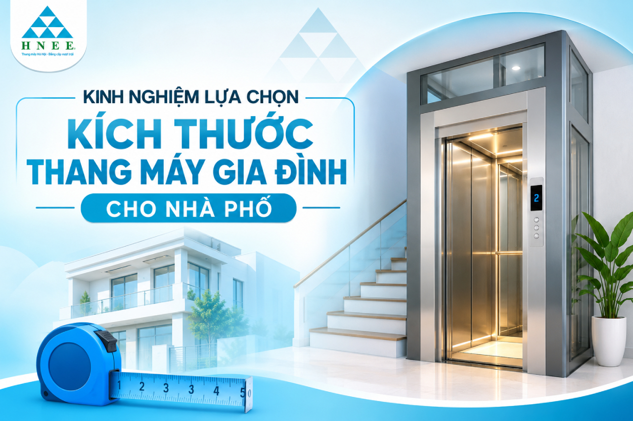 Kinh nghiệm lựa chọn kích thước thang máy gia đình cho nhà phố tại Hà Nội
