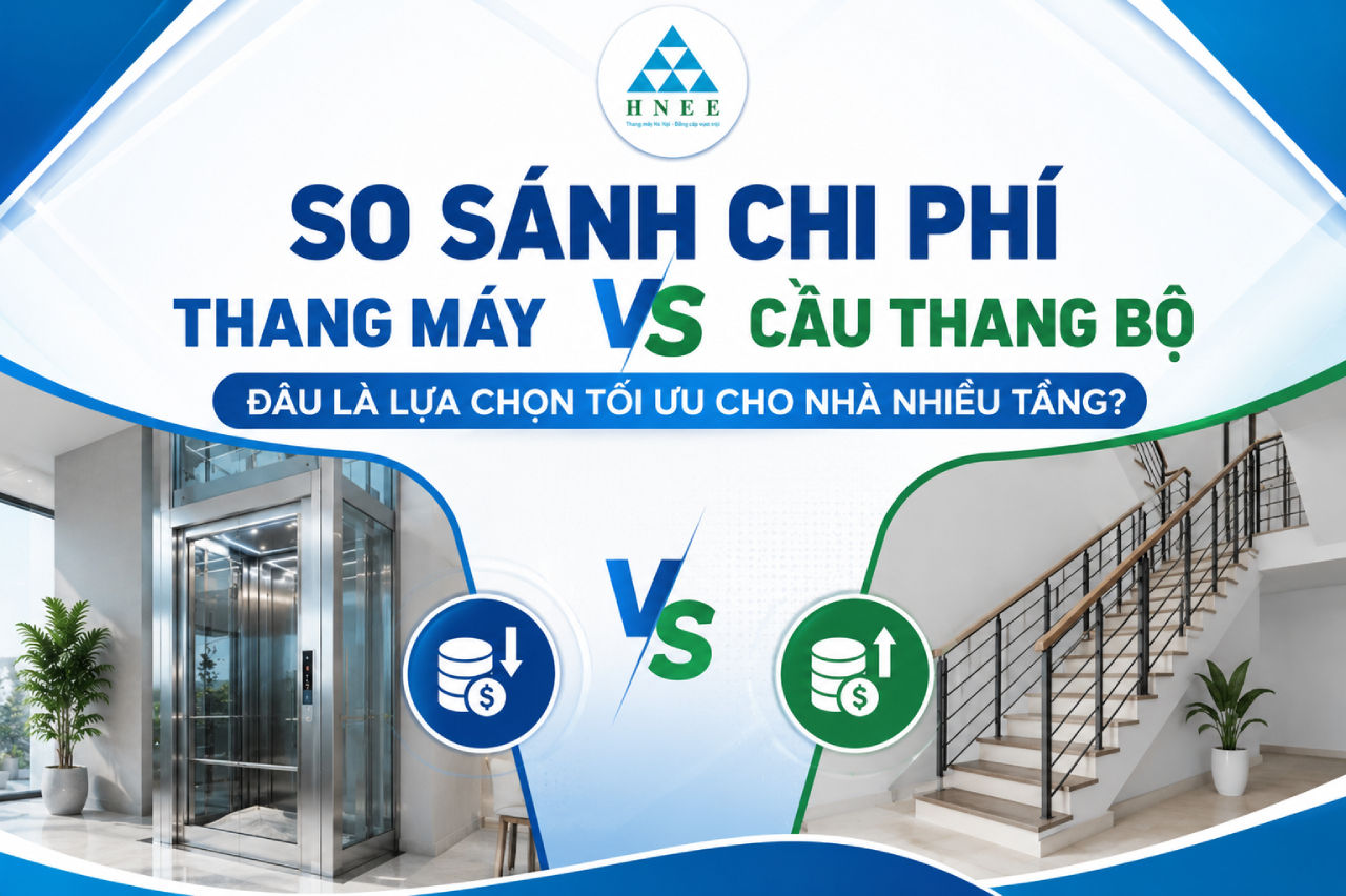 So sánh chi phí thang máy với xây cầu thang bộ theo từng tiêu chí quan trọng 