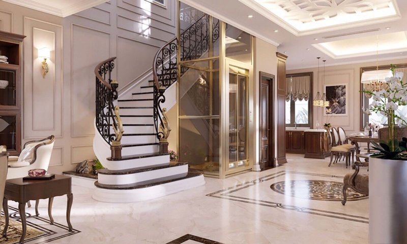 Có nên lắp thang máy kính cho biệt thự? Ưu nhược điểm và lưu ý quan trọng