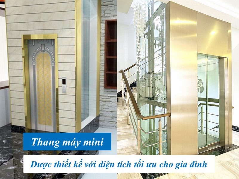 Thang máy mini - Giải pháp tối ưu cho không gian sống nhỏ gọn